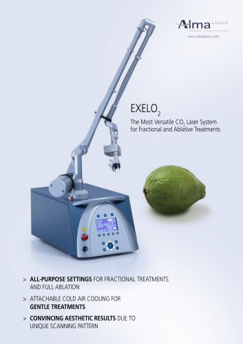 EXELO2 The Most Versatile CO2  Laser System for Fractional and Ablative Treatments