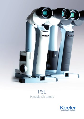 Portable Slit Lamp (PSL) Brochure - REV B