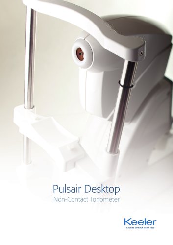 Pulsair Desktop Tonometer Brochure - REV A