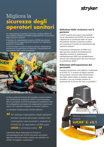 LUCAS: Migliora la sicurezza degli operatori sanitari