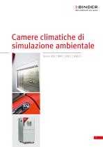 Camere climatiche di simulazione ambientale