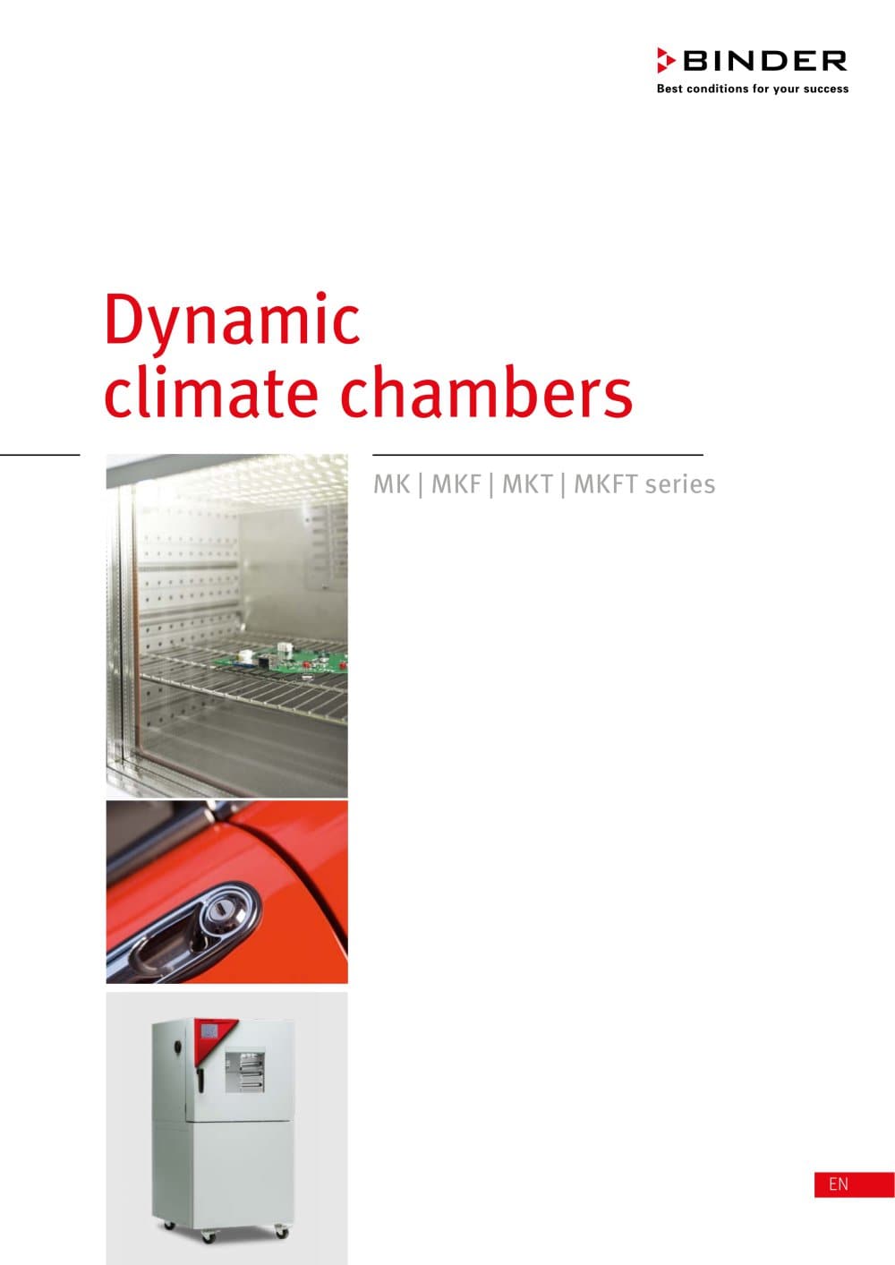 Dynamic climate chambers - BINDER GmbH