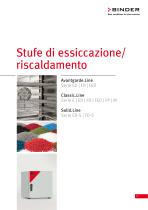 Stufe di essiccazione/riscaldamento