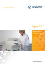 Sigma 2-7 Benchtop centrifuge