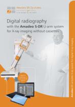 Digital radiography with the Amadeo S-DR U-arm system for X-ray imaging without cassettes