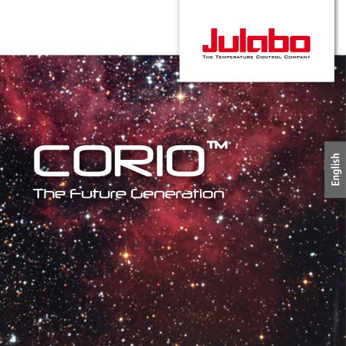 JULABO CORIO Laboratory Circulators Brochure The future Generation