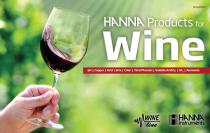 HANNA instruments Wine Testing Catalog