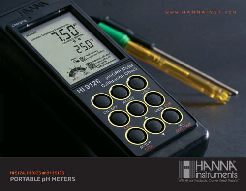 HI 9125N Portable pH Meter