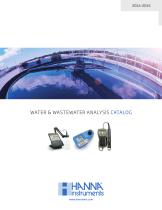 WATER & WASTEWATER ANALYSIS CATALOG