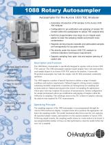 Model 1088 Rotary Autosampler Specification Sheet