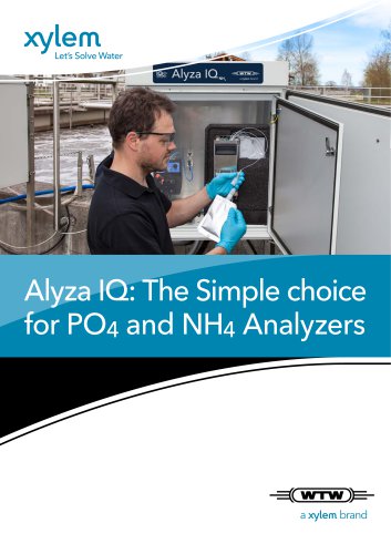 Alyza IQ: The Simple choice for PO4 and NH4 Analyzers