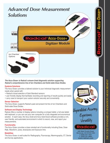 Advanced Dose Measurement Solutions