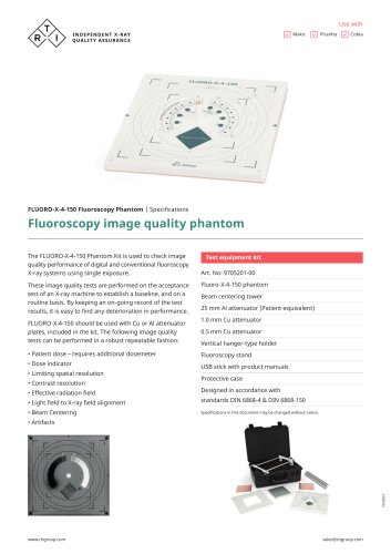 Fluoroscopy Phantom