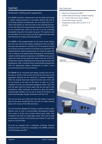 Automatic Melting Point, SMP40