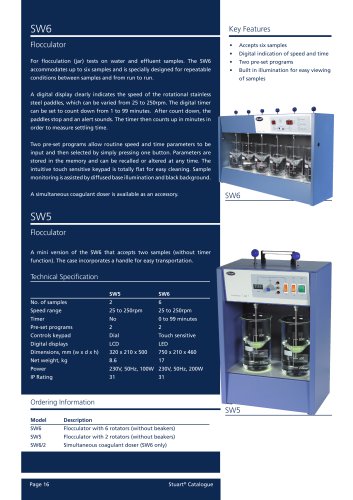 Flocculators - SW5, SW6