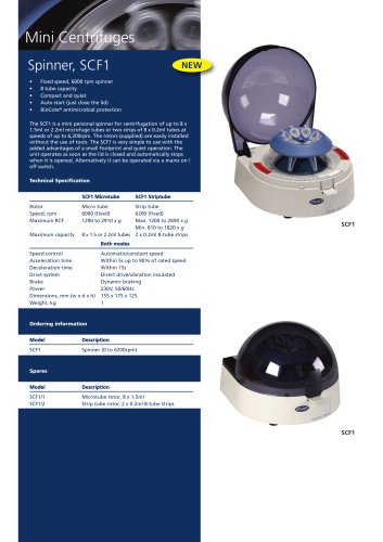 Mini Centrifuges spinner