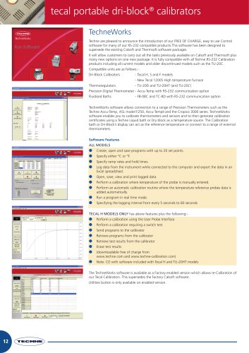 tecal portable dri-block® calibrators