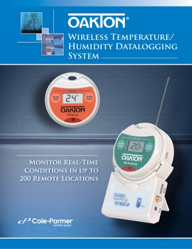 Wireless Temperature/ Humidity Datalogging System