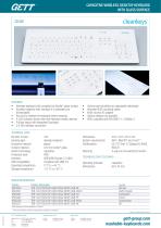 Cleankeys® CK4W - The easy-to-clean keyboard