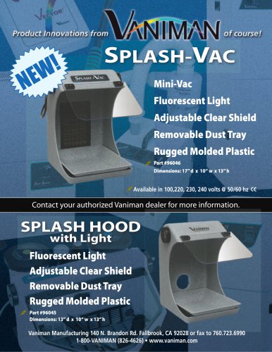 Splash Hood w/ Light- 96045