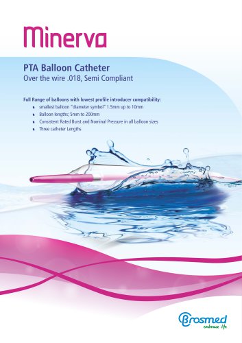 Minerva PTA Balloon Dilatation Catheter