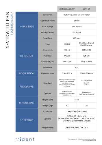 X-VIEW 2D PAN BASIC