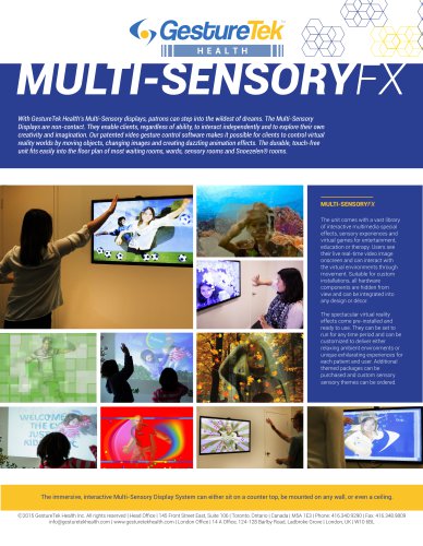 Multi-Sensory Applications