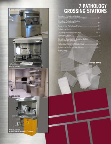 Pathology Grossing Stations