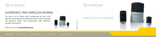 EXPERIENCE true wireless hearinG Wireless Accessories