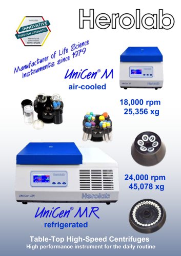 Universal centrifuge UniCen M / MR