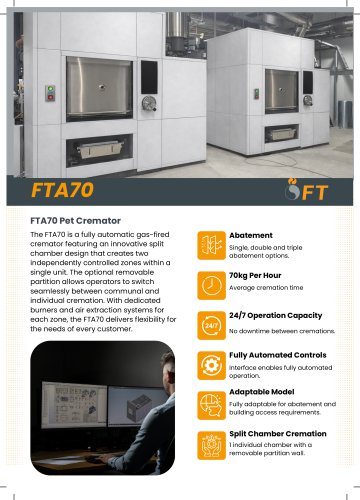 FTA70 Pet Cremator