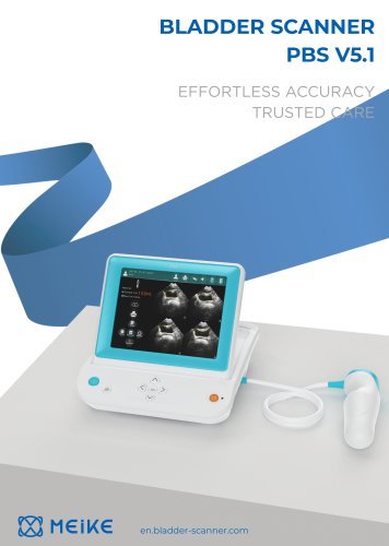 Trolley-mounted bladder scanner PBSV5.1