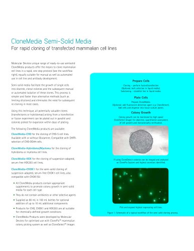 CloneMedia Semi-Solid Media -