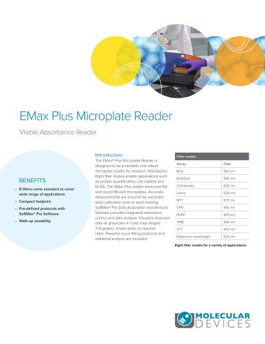 EMax Plus Microplate Reader