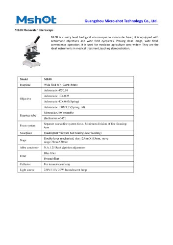 Biological microscopes