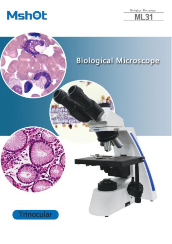 Mshot ML31 biological microscope catalogue
