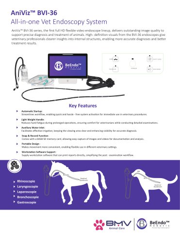AniViz™ BVI-36 All-in-one Vet Endoscopy System