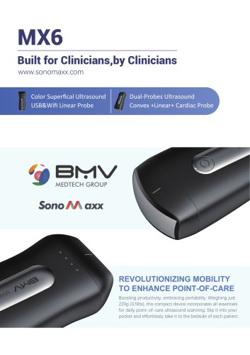 BMV MX6 Wireless hand-held Ultrasound
