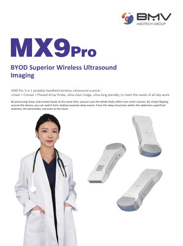 BMV MX9Pro Wireless hand-held Ultrasound