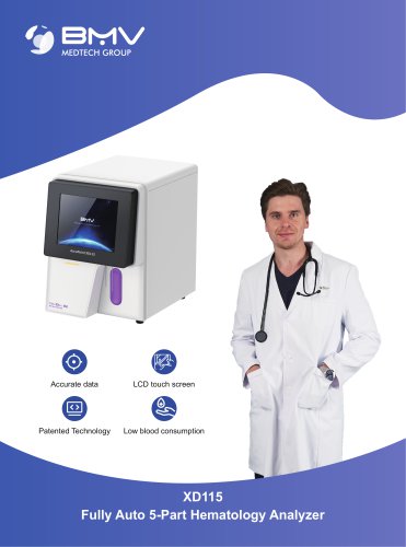 XD115 Fully Auto 5-Part Hematology Analyzer