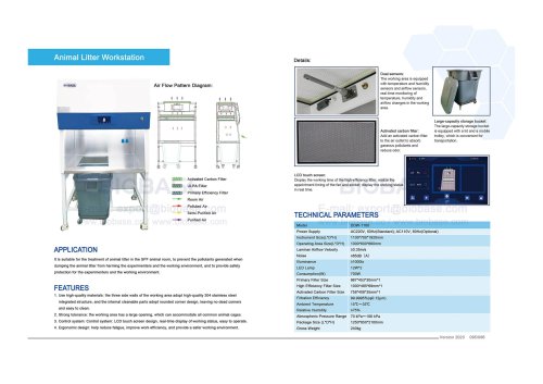 Animal Litter Workstation