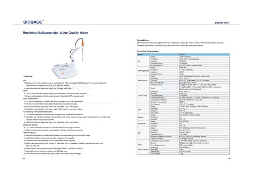 Benchtop Multiparameter Water Quality Meter