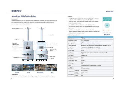 BIOBASE Atomizing Disinfection Robot