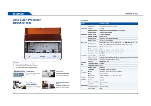 BIOBASE Auto Elisa Processor BIOBASE 2000