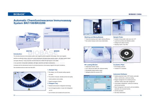 BIOBASE Automatic Chemiluminescence Immunoassay System