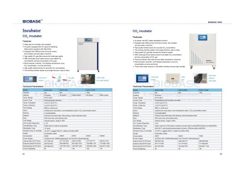 BIOBASE CO2 Incubator catalogue