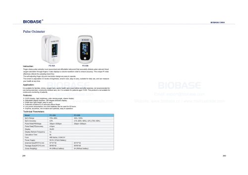 BIOBASE Pulse Oximeter