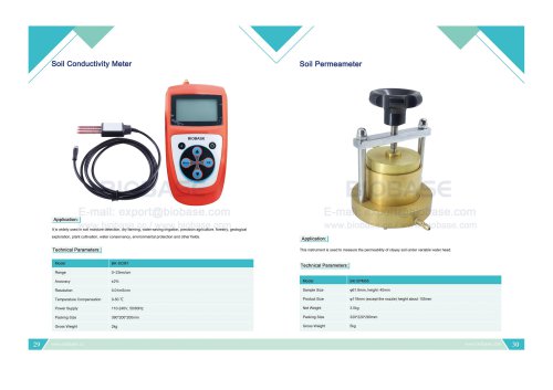 BIOBASE Soil Conductivity Meter&Soil Permeameter