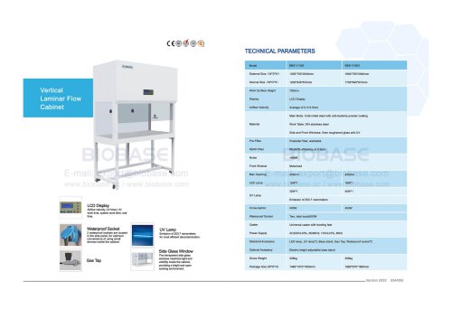 BIOBASE Vertical Laminar Flow Cabinet--BBS-V1300 BBS-V1800