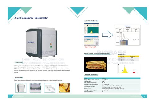 BIOBASE X-ray Fluorescence  Spectrometer